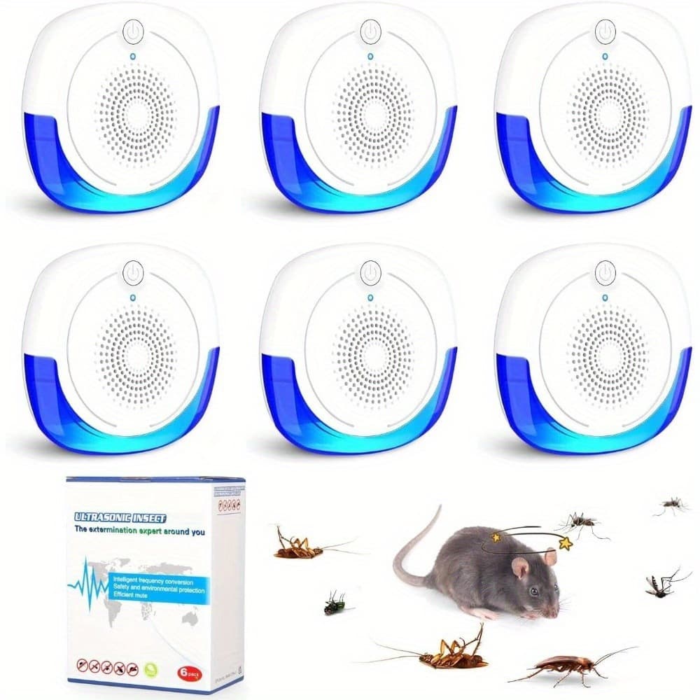 2025 New Cross-border Drop Shipping: 6 Indoor Sonic Pest Repellers