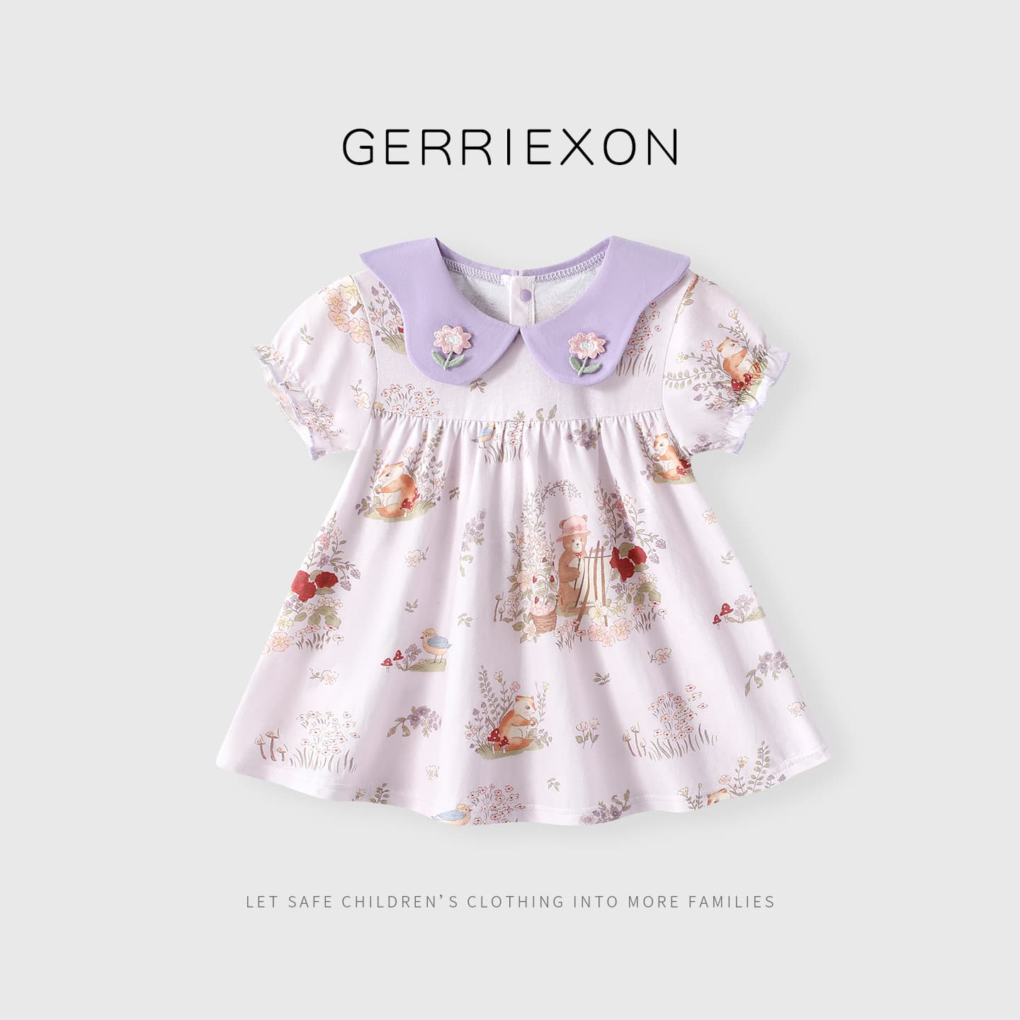 Girls Summer Dress 2026 New Style Baby Dress Thin Cotton Fashionable Princess Dress for Little Girls Summer Clothing
