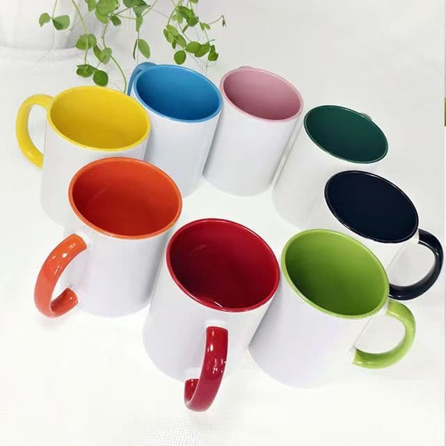 11oz mug ready-made coffee cup sublimation photo ceramic cup advertising gift coated cup custom logo