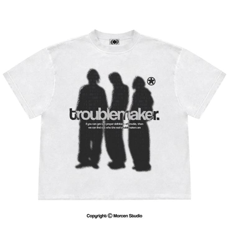 Y2K printed hottie T-shirt European and American 2026 women's street cross-border niche gothic punk tops