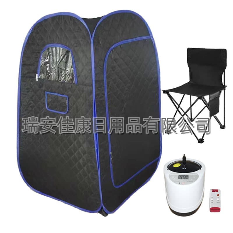 Foreign Trade Cross-border Home Foldable Sweat Steaming Box Portable Sweating Sauna Bath Box Full Body Style Steam Sauna Room