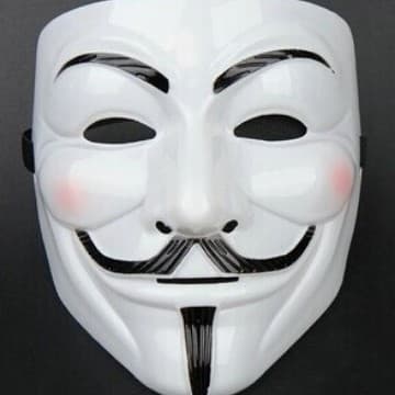 Halloween Scary Ghost Face V Mask V for Vendetta Mask Hacker Mask Ghost Dance Mask Men Wholesale