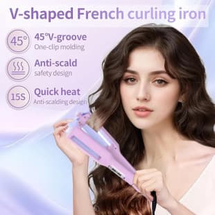 Adjustable Size Fast Heating Curling Iron Hair Crimper Waver