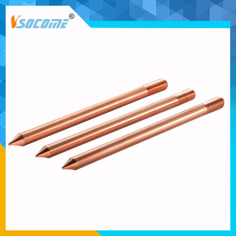 Copper-clad steel grounding rod, copper-plated steel grounding rod, copper-clad steel, copper-clad steel grounding electrode, grounding wire, grounding electrode