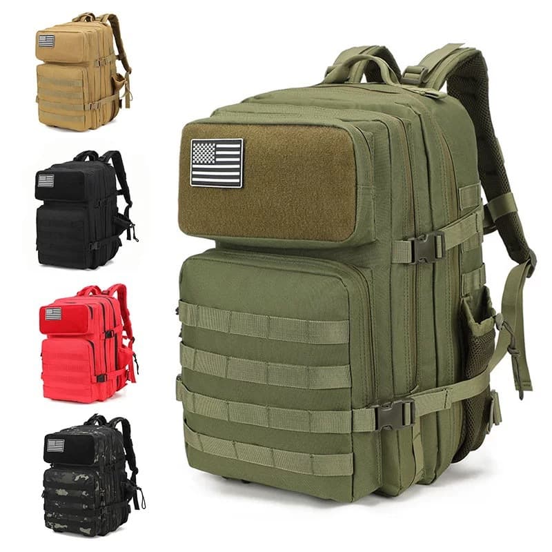 Factory Direct Outdoor Tactical Backpack Multifunctional Water Bottle 3P Bag Large Capacity Oxford Cloth Durable Bag