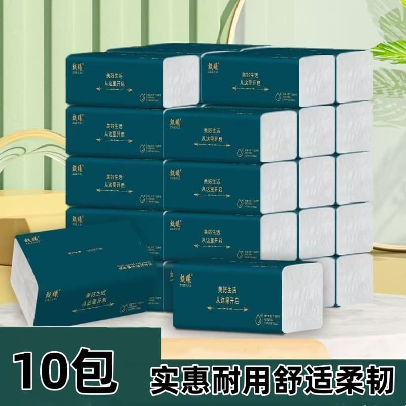 New User Special: Factory Direct 10-Pack Tissue Wholesale - Napkins, Household Paper with Free Shipping per Order
