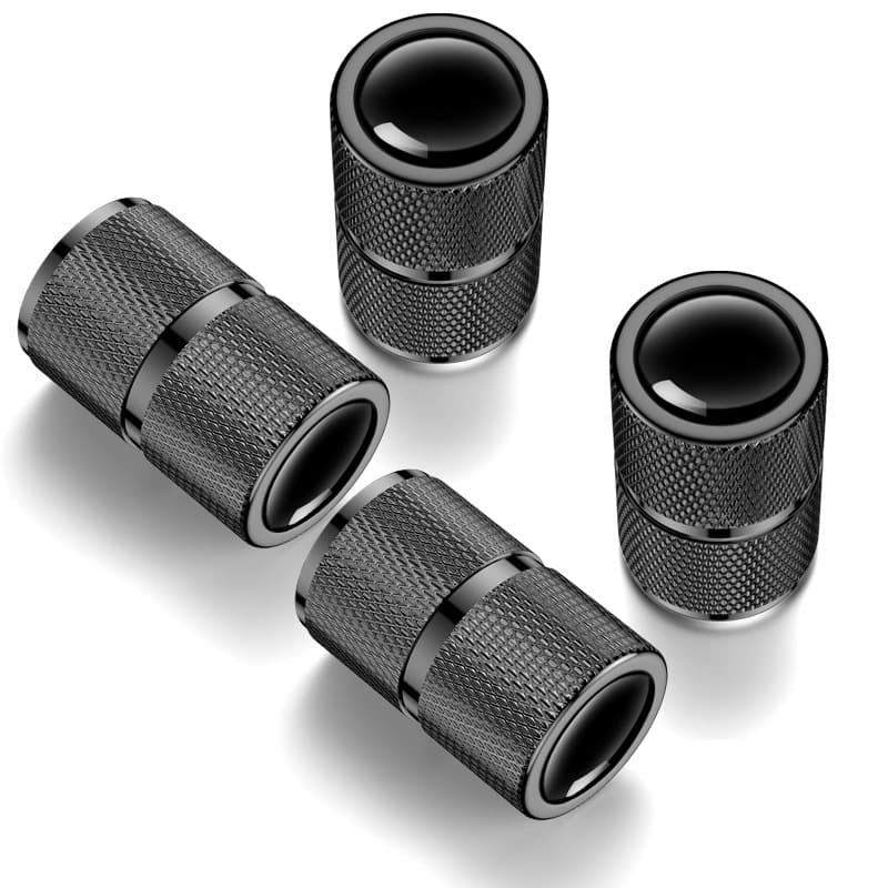 Cross-border hot selling car tire valve cap aluminum alloy anti-leak air core mouth cap valve core cover universal