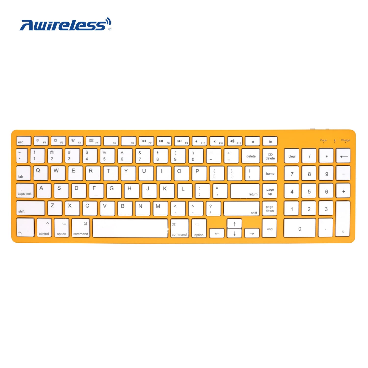 Bluetooth Wireless Keyboard OS System Compatible for Macbook Air iMac Universal 102 Keys Connectivity Bluetooth Material Plastic