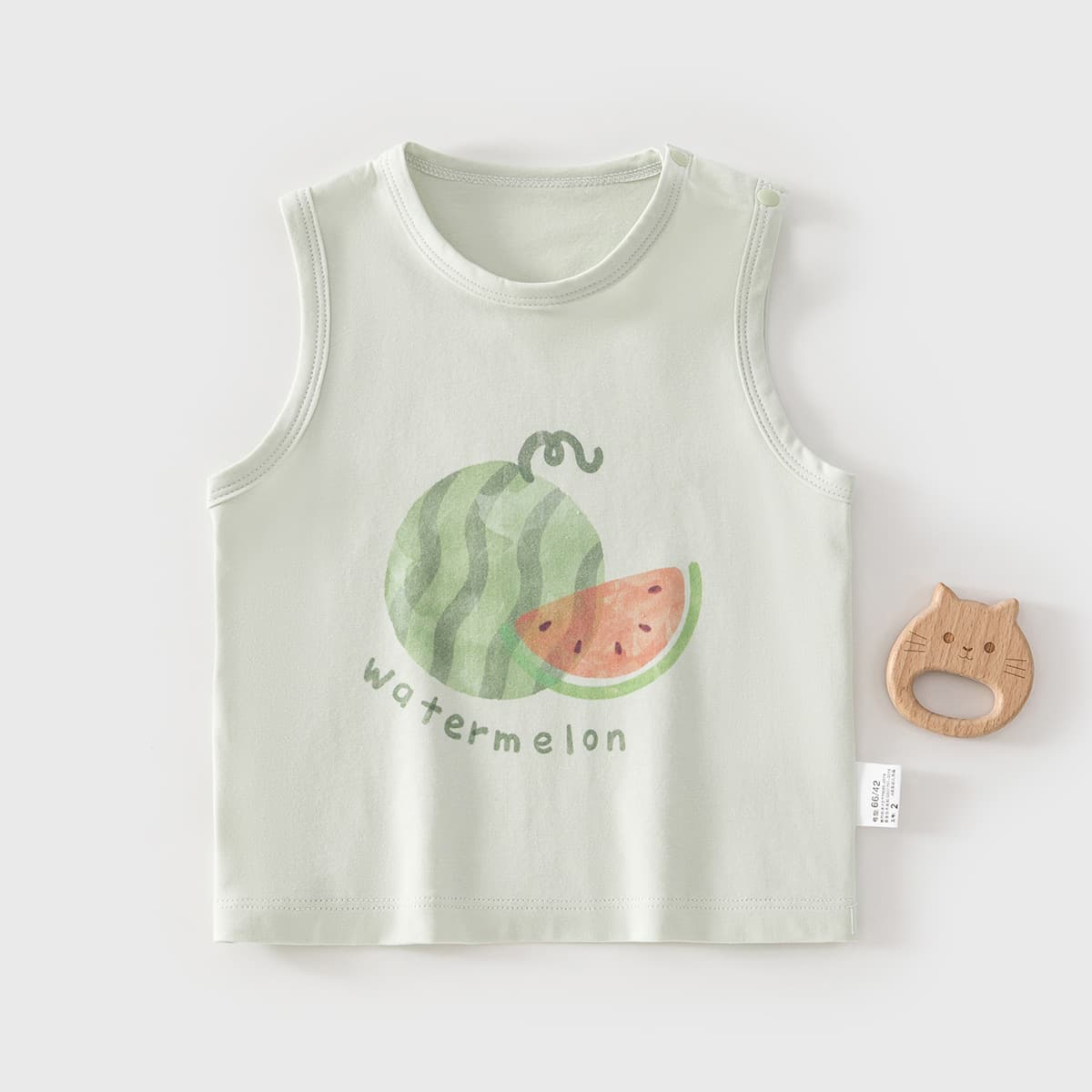 Baby Vest Summer Thin Style Dopamine Baby Sleeveless Vest Baby Clothes Fruit Cotton Children's Vest