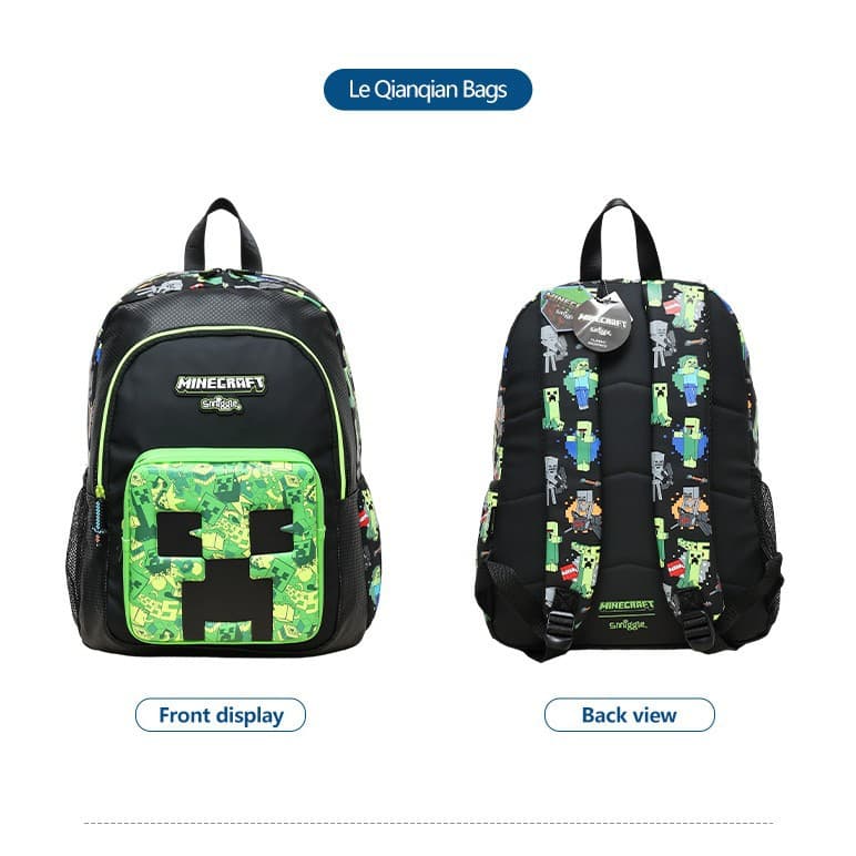 Australian Smiggle Multifunctional Unisex Stylish Primary School Bag Cartoon Waterproof Large Capacity Backpack