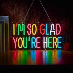 Neon Light for Classroom Wall Decoration Dimmable LED Neon Light USB Powered Neon Art Sign