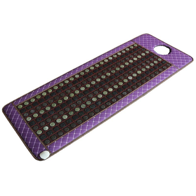Manufacturer wholesale jade heating mattress, bian stone single hole dug for beauty salon use, breathing hole jade mattress