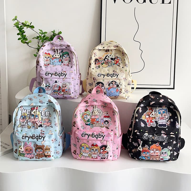 New 2025 School Season Cartoon Cute Printed Kindergarten Backpack Lightweight Ergonomic Elementary Student Backpack