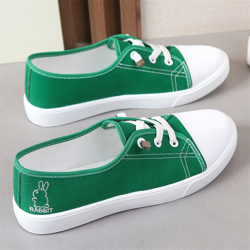 Fashion Canvas Shoes for Women, Autumn 2025 New Arrival Versatile Student Shoes, Spring and Autumn Soft-Soled Sports Sneakers Low-Top Women's Shoes