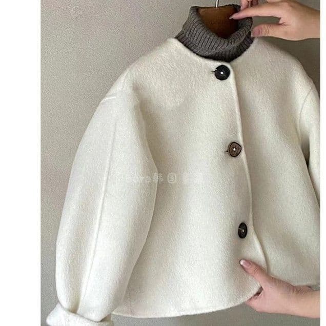 2025 Spring/Autumn New Boys and Girls Double-Faced Fleece Jacket, Chic Korean-Style Fashionable Versatile Mid-to-Large Kids Outerwear
