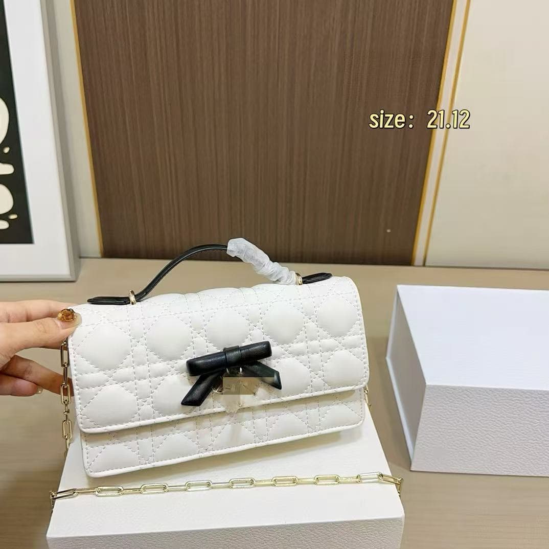 Premium D-style Classic Quilted Chain Shoulder Bag Crossbody Lady Dior Bag