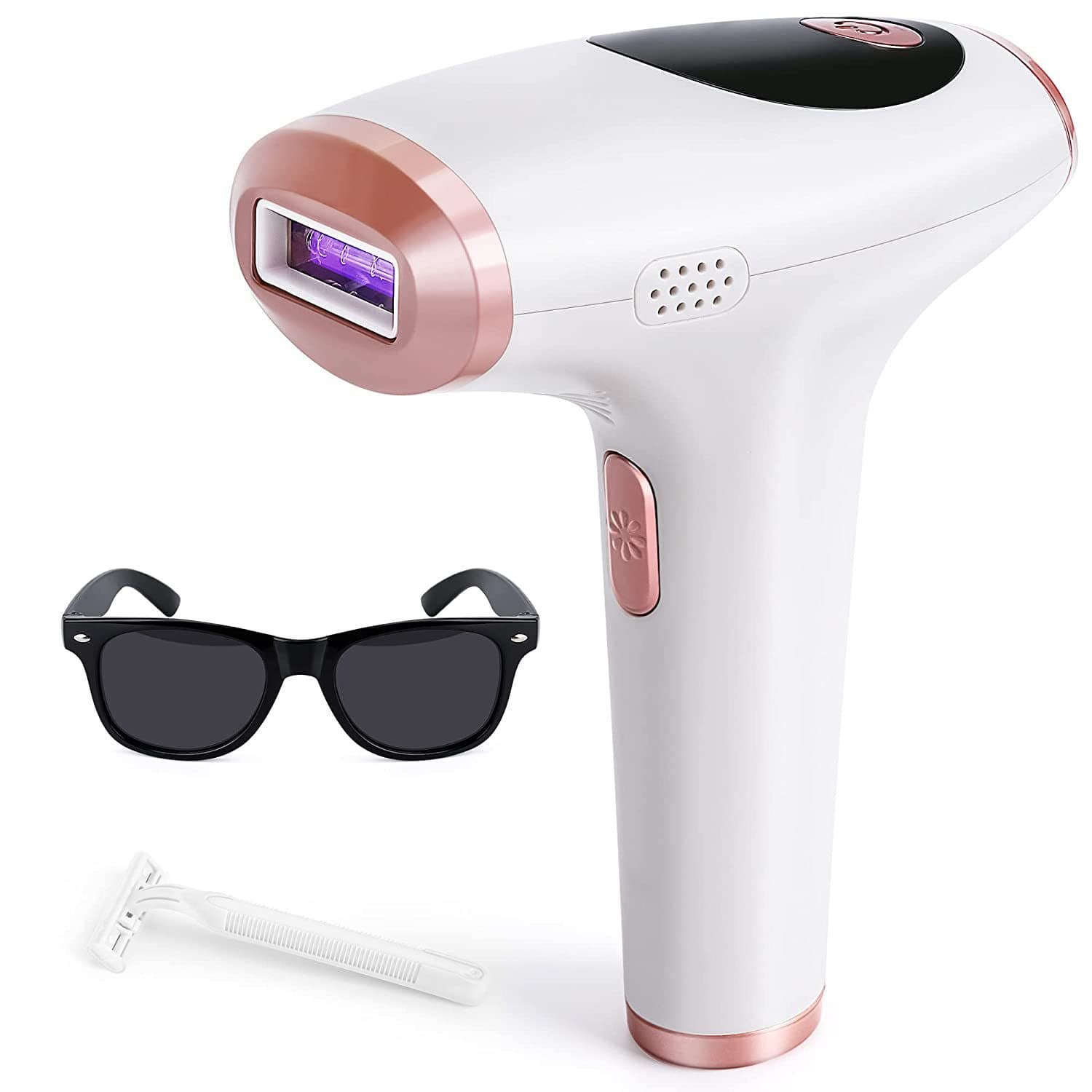 Home Use Strong Pulse Hair Removal Device with High Frequency Vibration Technology for Painless Hair Removal