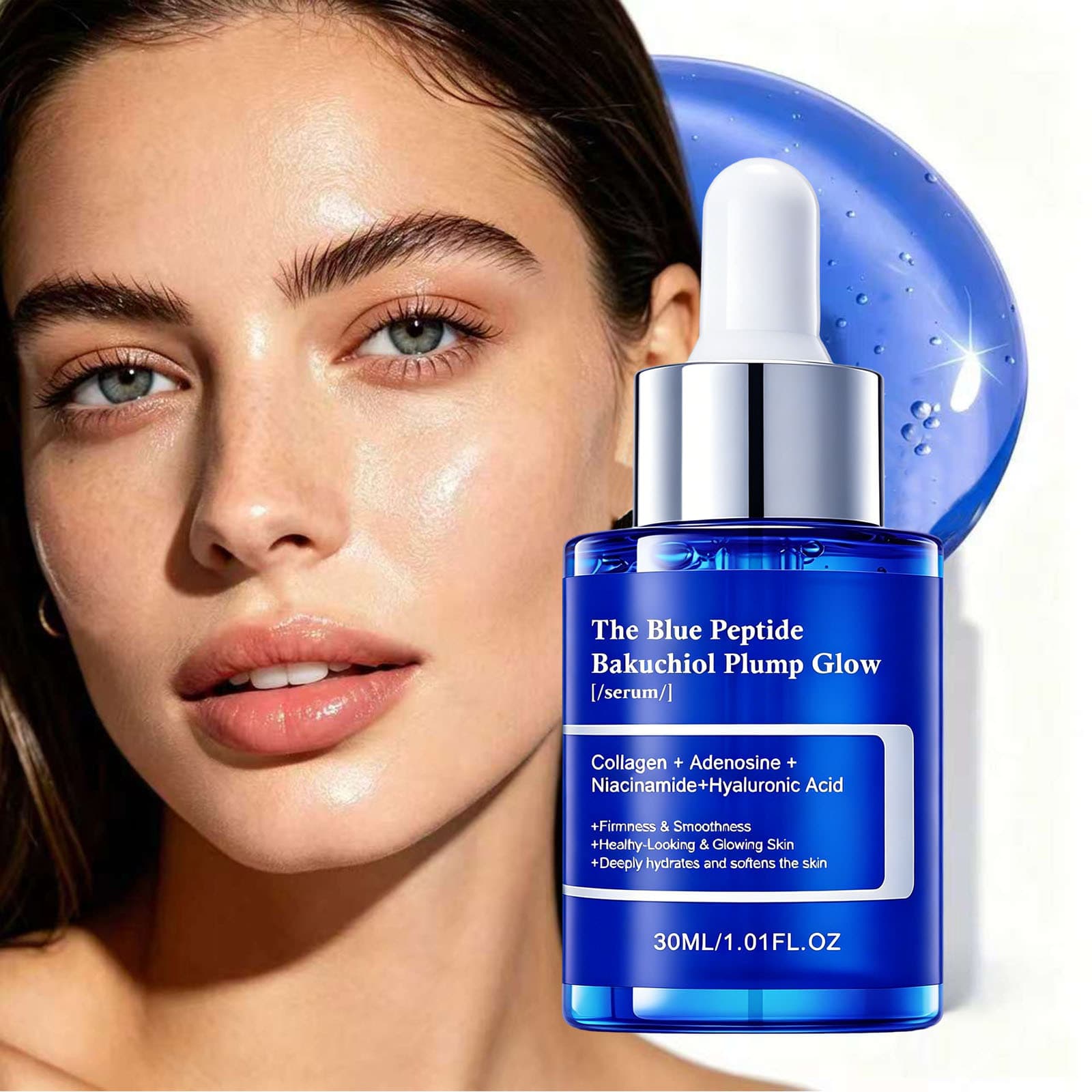 Full English cross-border facial peptide plumping essence copper peptide hydrates and nourishes skin
