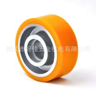 Factory Direct 75x32mm Reinforced Medium Duty Ball Bearing Dual Bearing Aluminum Core Polyurethane PU Caster