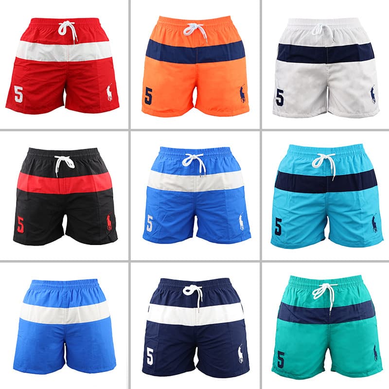 Two-tone Shorts for Men European American Style Fashion Casual 3/4 Length Sports Shorts Home Outdoor Elastic Waist Beach Shorts Spring Summer