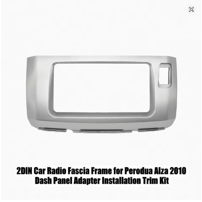 Navigation bezel for 2010 PERODUA ALZA Android car stereo panel frame 10.1 inch
