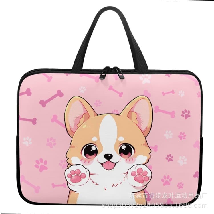 Factory Wholesale Neoprene Heat Transfer Laptop Bag Cartoon Fashion Personality Notebook Laptop Sleeve Case