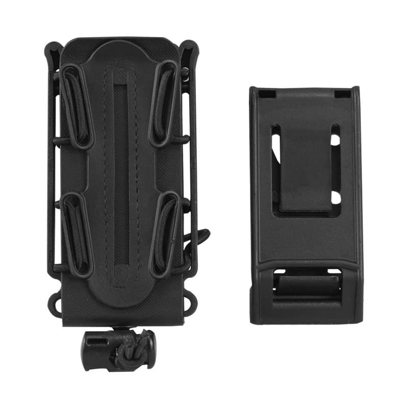 Cross-Border Amazon Outdoor 9mm Scorpion-Style Soft Shell Clip Box 45Apc Elastic Quick-Draw Holster in Stock