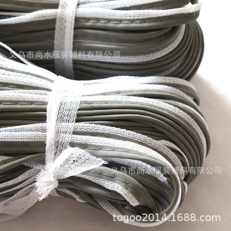 Factory Supply Reflective Edging Trim Piping Cord Insertion Tape Reflective Binding Strip Garment Bag Reflective Piping Insertion