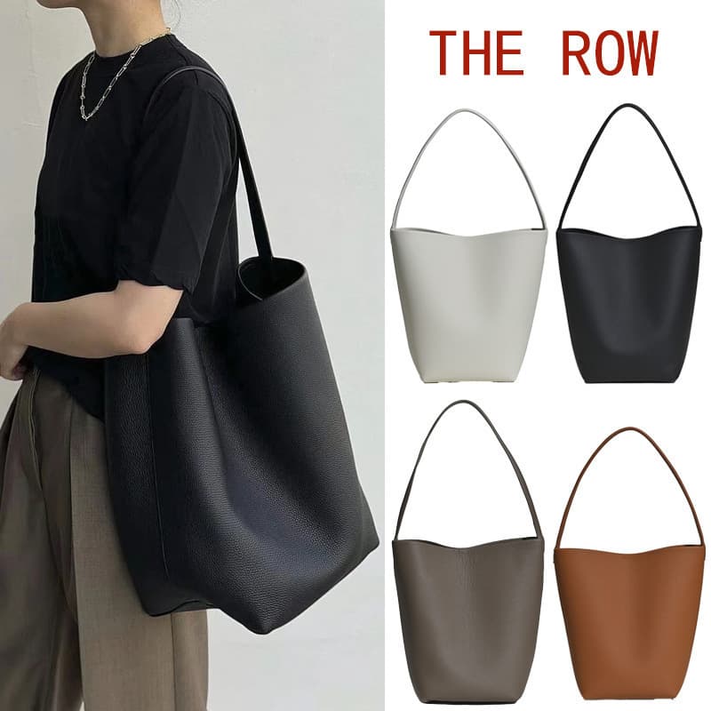 Premium Feel Niche Tote Bucket Bag, Large Capacity Genuine Leather Women's Bag Simple Fashion Shoulder Bag with Free Shipping