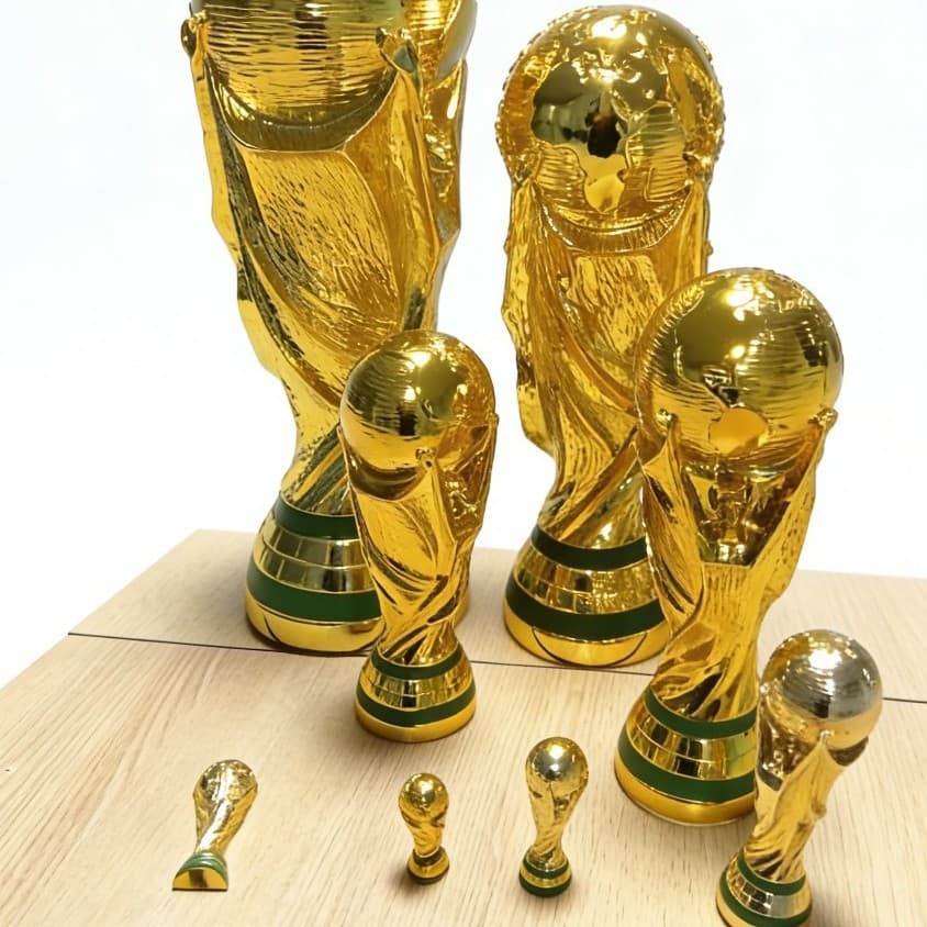 Resin Craft World Cup Trophy Model, Soccer Trophy Fan Souvenir