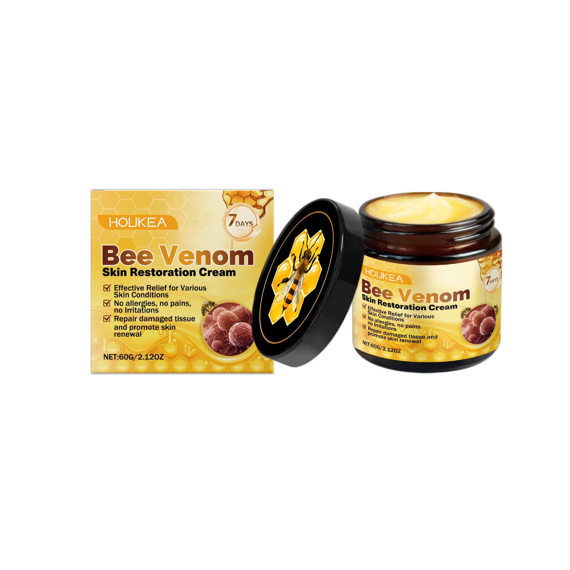 Cross-border HOUKEA Skin Care Cream Smooth, Soft, Delicate, Glossy, and Tender Skin Care Cream