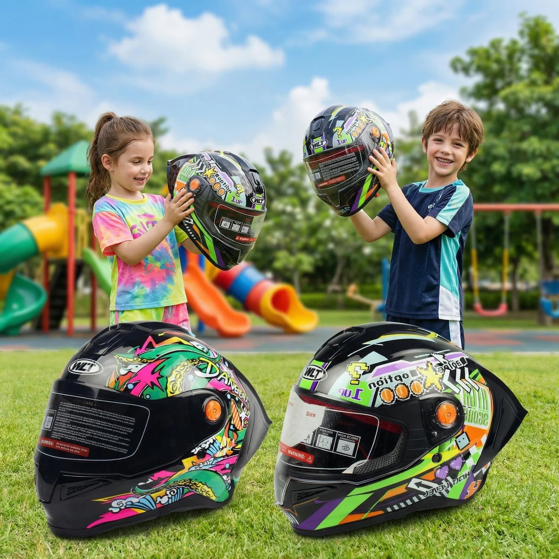 Cross-Border Foreign Trade Version of Children's Helmets, Boys' and Girls' Helmets, Bicycle Helmets, Children's Motorcycle Helmets, Kids Helmet