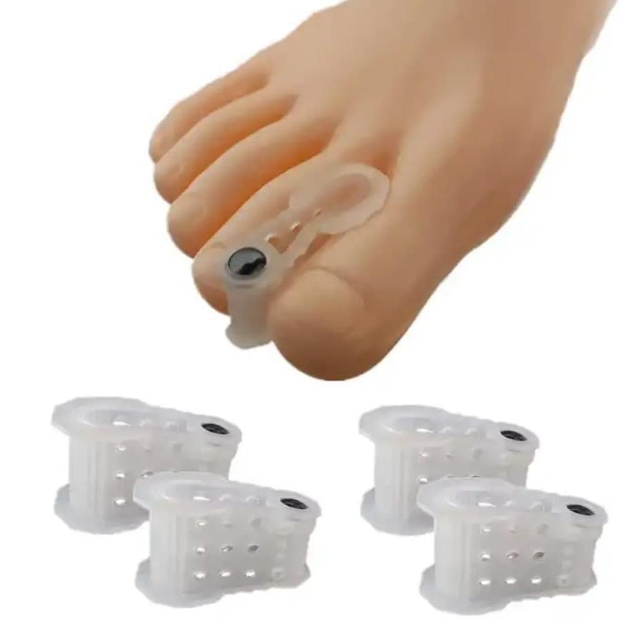 New Enhanced Transparent Magnetic Toe Separator, Soft Lightweight Durable Type