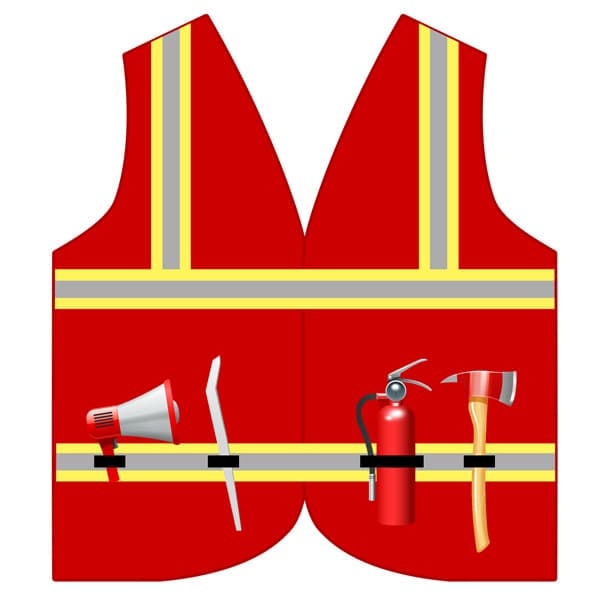 Kindergarten Halloween children's work vest-firefighter police astronaut vest