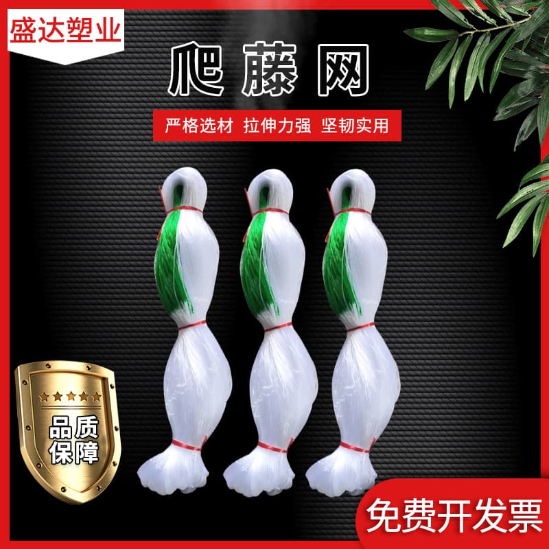Shandong Polyethylene Vine Climbing Net, PE Plant Climbing Net for Cucumbers, Beans, Yam, Passion Fruit, Bitter Melon, Agricultural Climbing Net