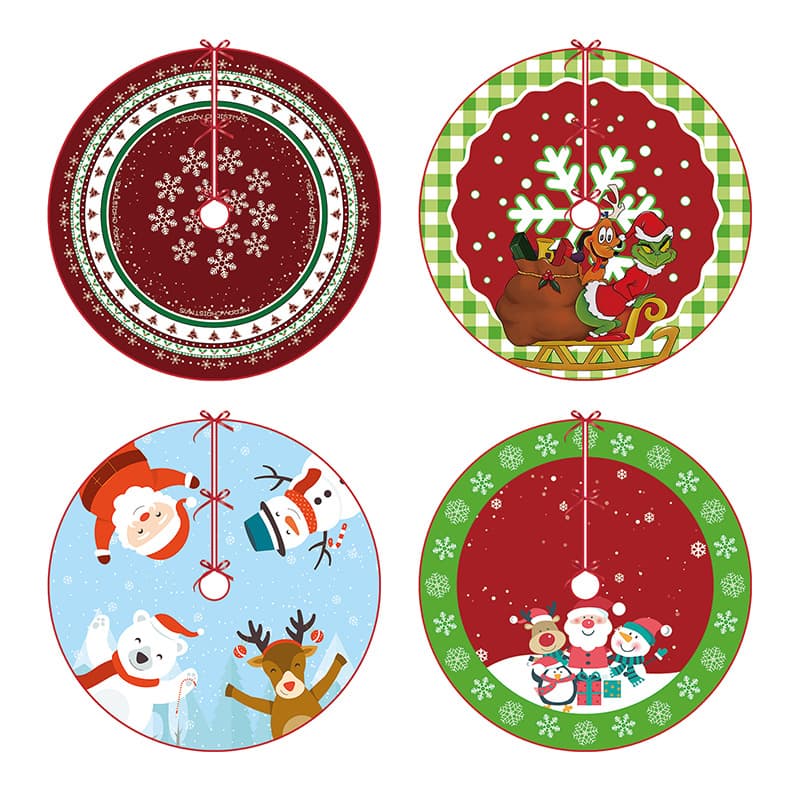 Christmas Creative Tree Skirt Home Holiday Decorations Bottom Christmas Tree Decorations Source Manufacturer Wholesale