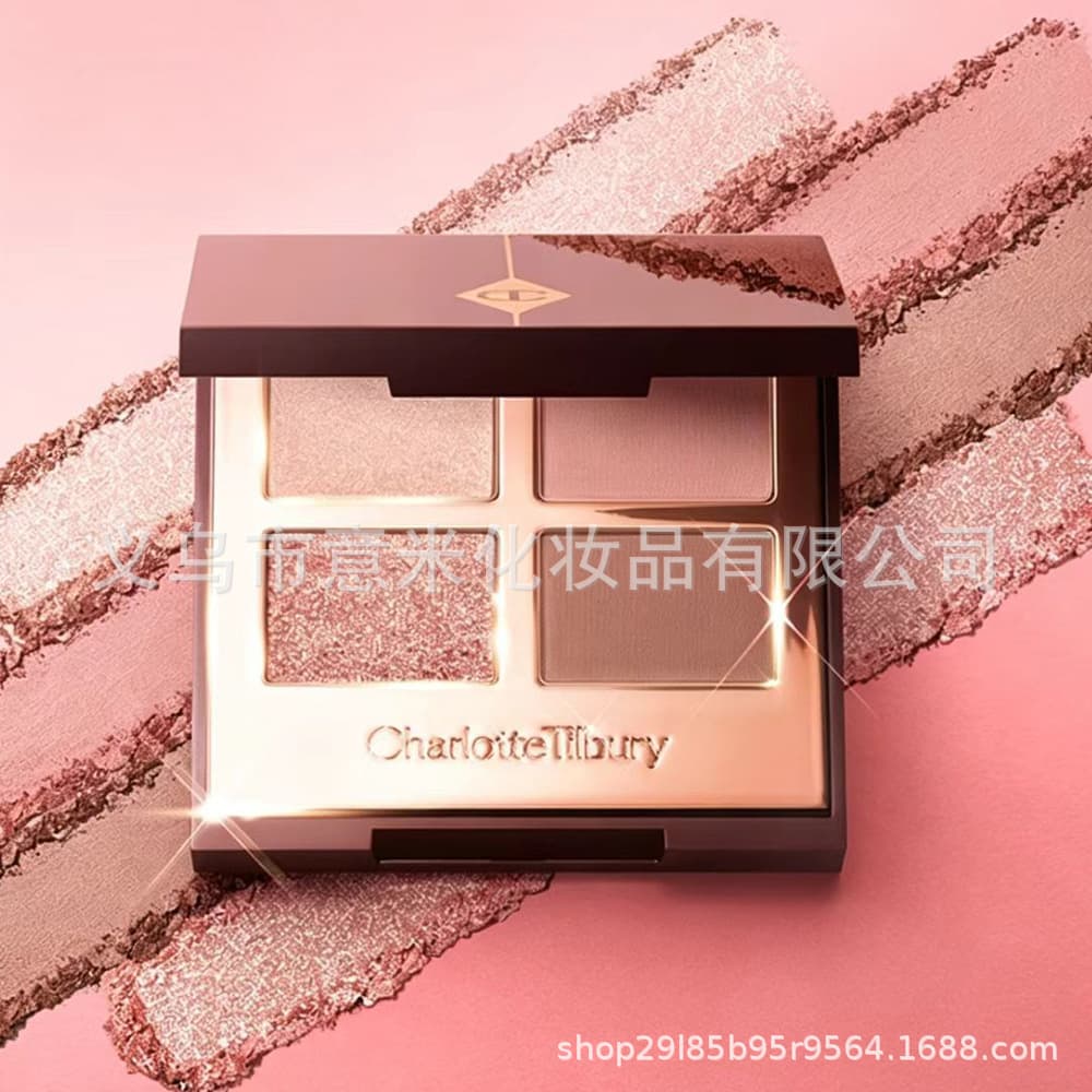 Cross-border Exclusive CT/Charlotte Tilbury Four-Color Eyeshadow Pillow Talk Cement Palette