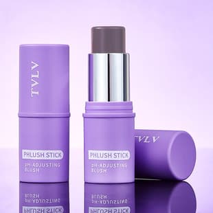 Export Color-Changing Blush Stick Moisturizing Nourishing Single Lip Cheek Face Multi-Functional Temperature Blush Cross-Border Beauty Bestseller