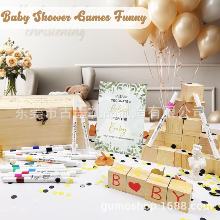 78-Piece Fun Baby Shower Games Sign Kit, Unique Baby Shower Ideas, Most Fun