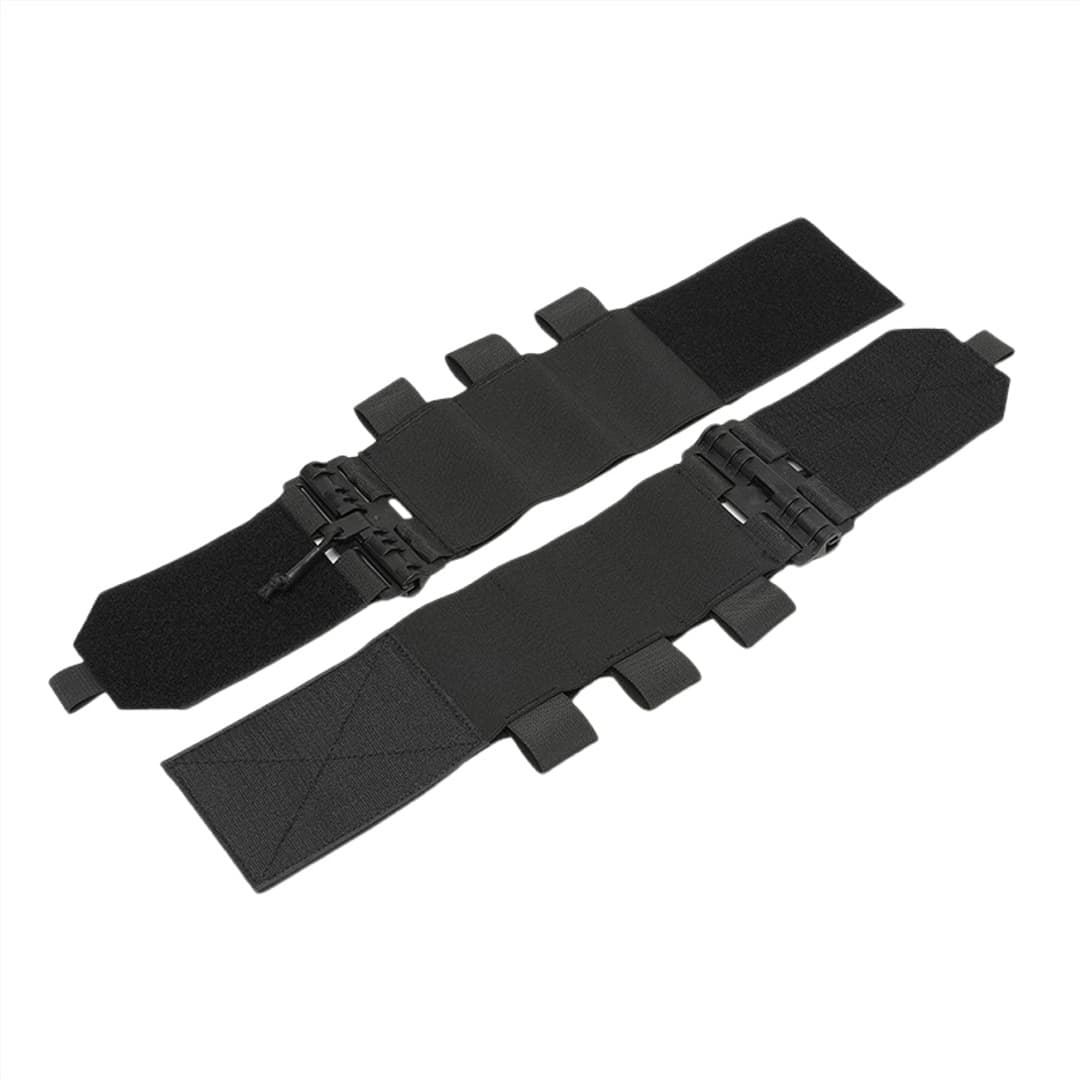 Tactical Vest Quick Detachable Waist Seal MOLLE Side Pouch Bag Magic Stick-On Elastic Expansion Module Suit