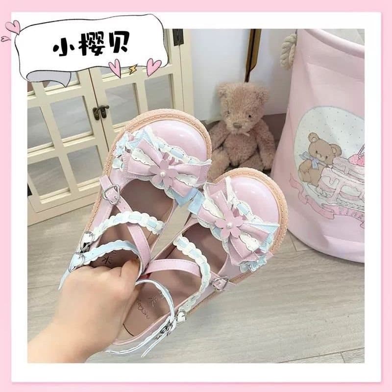 Lolita Shoes, Doll-like Sweet Round-Toe Princess Shoes for JK Skirts, Cute and Sweet