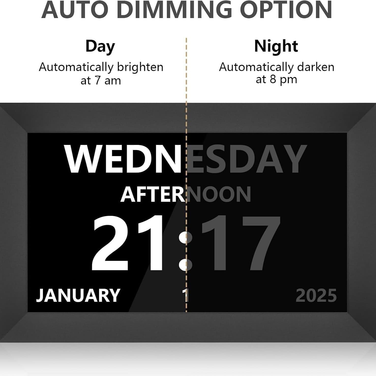 Amazon Hot-Selling 10.1-inch Smart Electronic Clock Small Size Standalone Version Display Stand HD Advertising Display