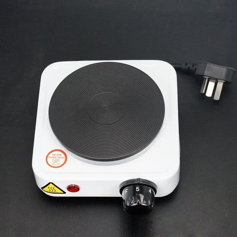 500W Mini Electric Hot Plate for Tea Brewing, Coffee Making, Moka Pot, Warming, Experiment, Candle Making Tool