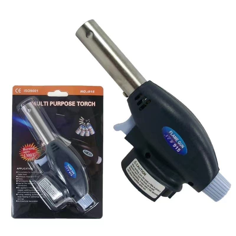 New Portable Outdoor Camping Butane Torch Lighter Gas Blow Torch Welding Torch Baking Tool