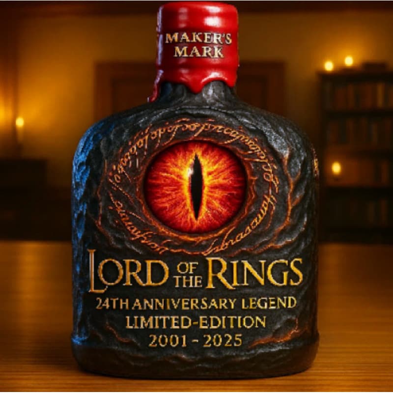 Cross-border New Lord of the Rings Series Whiskey Bottle Lord of the Rings Bottle 24th Anniversary Biography