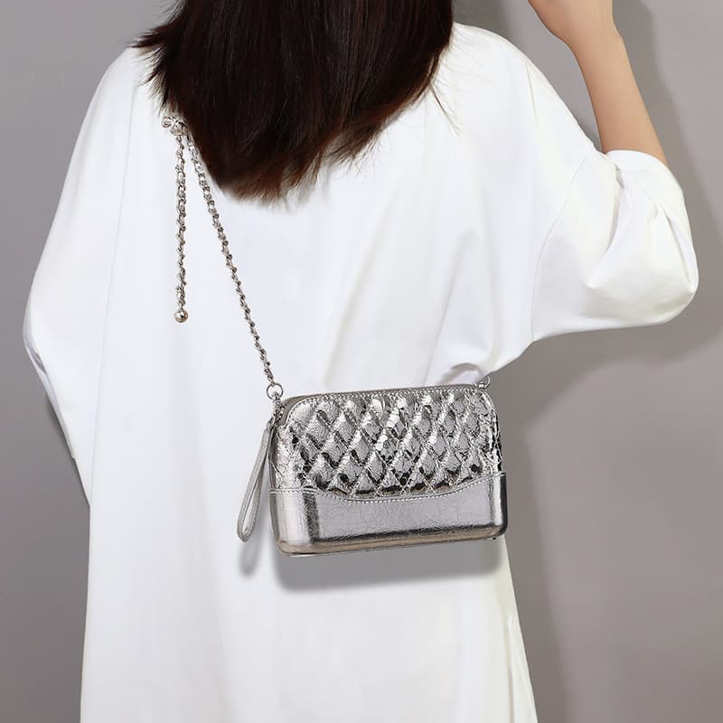 2026 New Style Wander Bag for Women, Fashion Bags, Crossbody Small Bag, Small Gold Ball Chain Square Bag