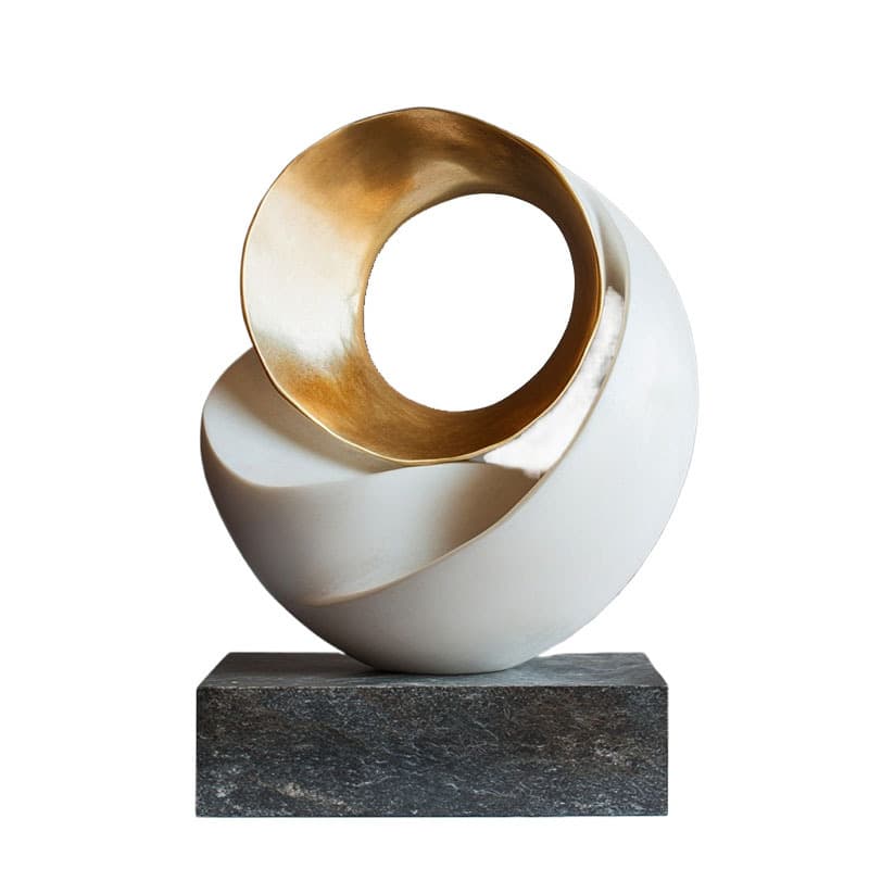 Minimalist Modern Creative Geometric Ornament for Showroom, Living Room, Entryway, Desktop, Homestay Floor Sculpture Art Decor