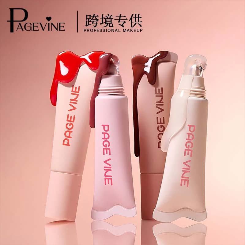 PAGE VINE Cross-border Hot Selling Lip Balm Amazon AliExpress Popular Cosmetic Lip Oil Foreign Trade Beauty Wholesale