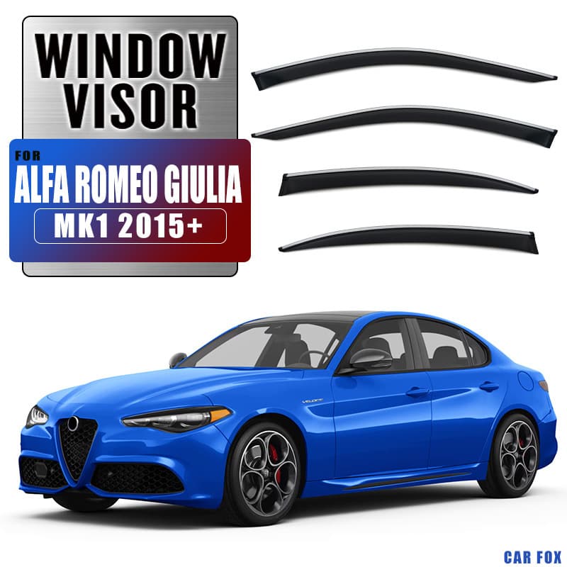 Compatible with Alfa Romeo Giulia 952 Window Visor Rain Guard