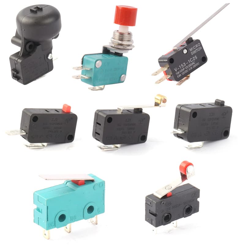 Anti-tilt switch for heater, oven, electric heater, anti-fall microswitch micro tactile